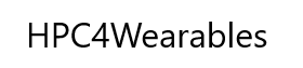 Logo Progetto HPC4Wearbles